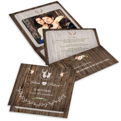 Hochzeitseinladung Jagd hochzeitseinladung f 252 r j 228 ger mit jagdmotiv in holzoptik Hochzeitseinladung Jagd hochzeitseinladung f 252 r j 228 ger mit jagdmotiv in holzoptik