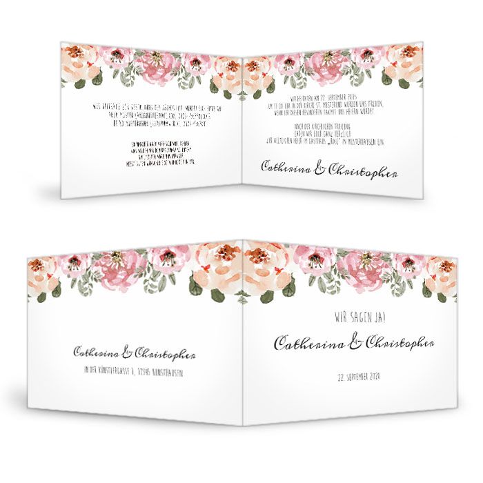 Einladung Hochzeit Standesamt Und Kirche Text Hochzeitseinladung